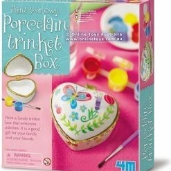 Buy 😀 4M Toys 4M - Paint Your Own Porcelain Trinket Box ⭐