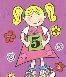 Brand new 🌟 Hi 5th 🎂 Birthday Girl - Special Wish 🔔