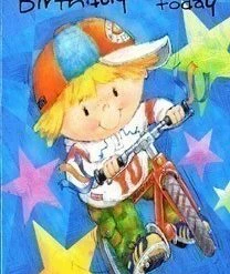 Hot Sale ⭐ Hi 6th 🥳 Birthday Boy - Boy On Bike 😍