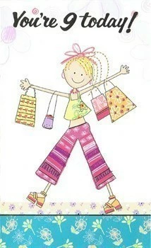 Discount 🥰 Hi 9th 🎂 Birthday Girl - Shopping 🤩