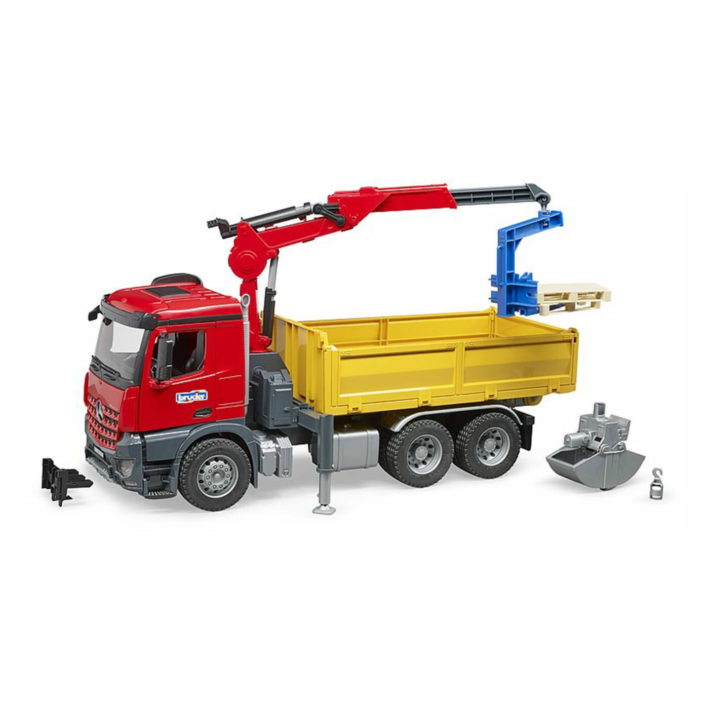 Best Sale ⌛ Bruder Toys Bruder - MB Arocs Construction Truck With Crane And Accessories 🔔