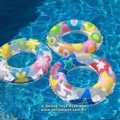 Promo 🎉 AirTime Air Time - Swim Ring 60cm - Colourful Rings 👏