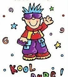 Deals 👍 Hi 🥳 Birthday Grandson - Kool Dude 👍