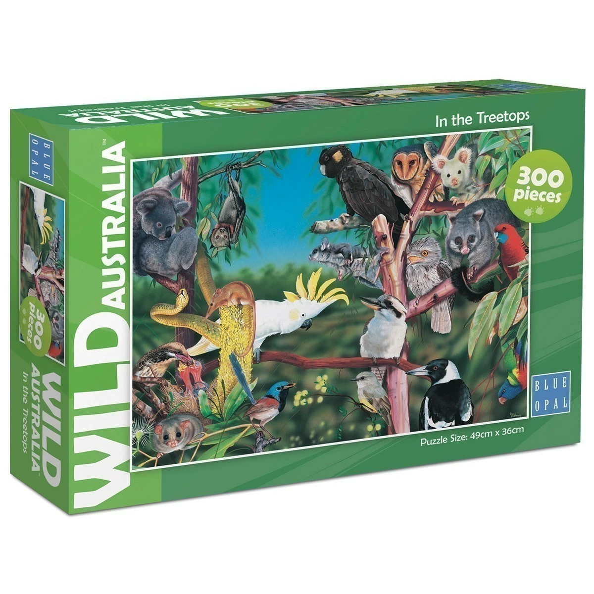 Promo โจ Blue Opal - Wild Australia - Treetops - 300 Piece Puzzle ๐