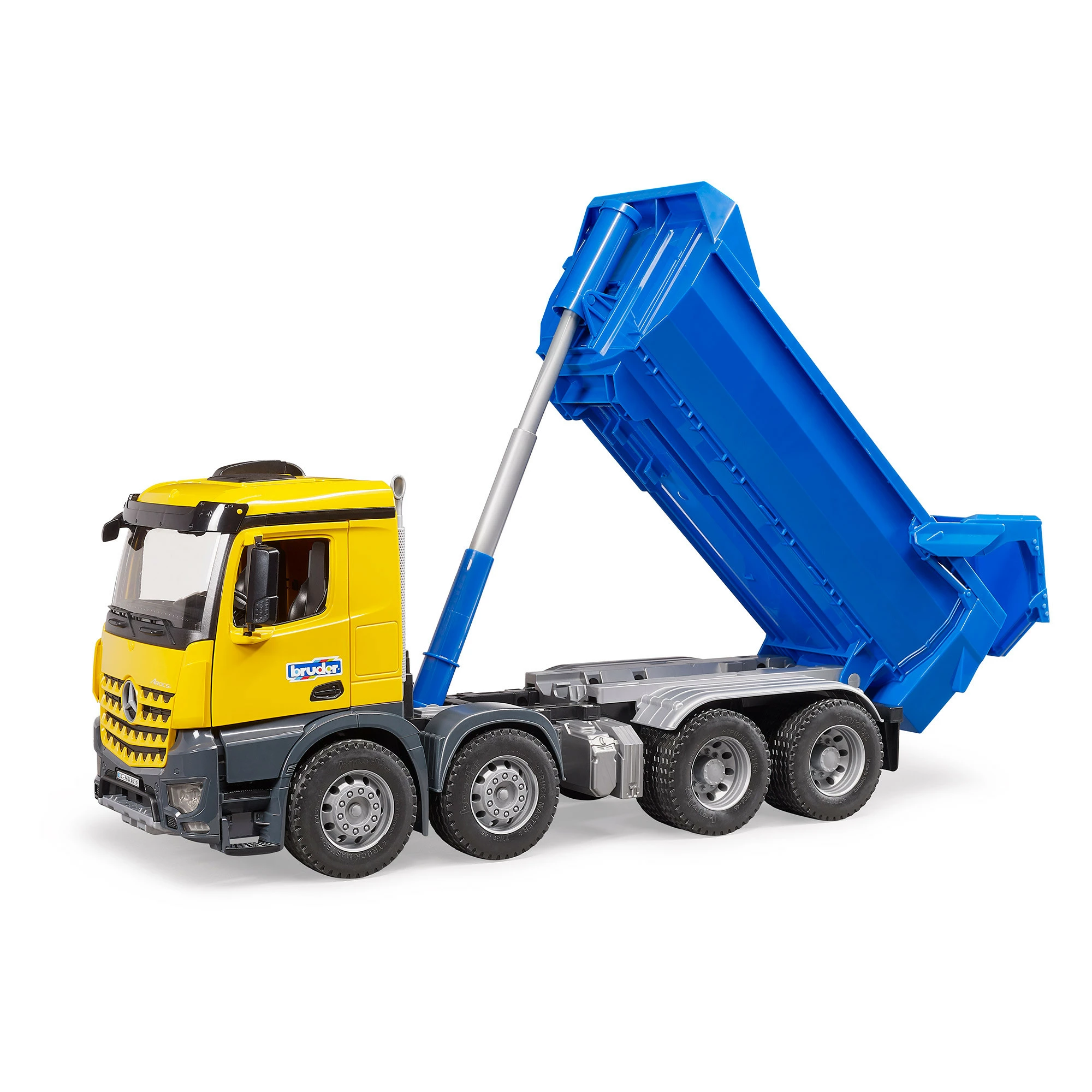 Best Sale 💯 Bruder Toys Bruder - MB Arocs Half Pipe Dump Truck 😉 - Image 4