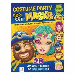 Deals ✨ Hinkler Books Costume Party Pop Out Masks ❤️