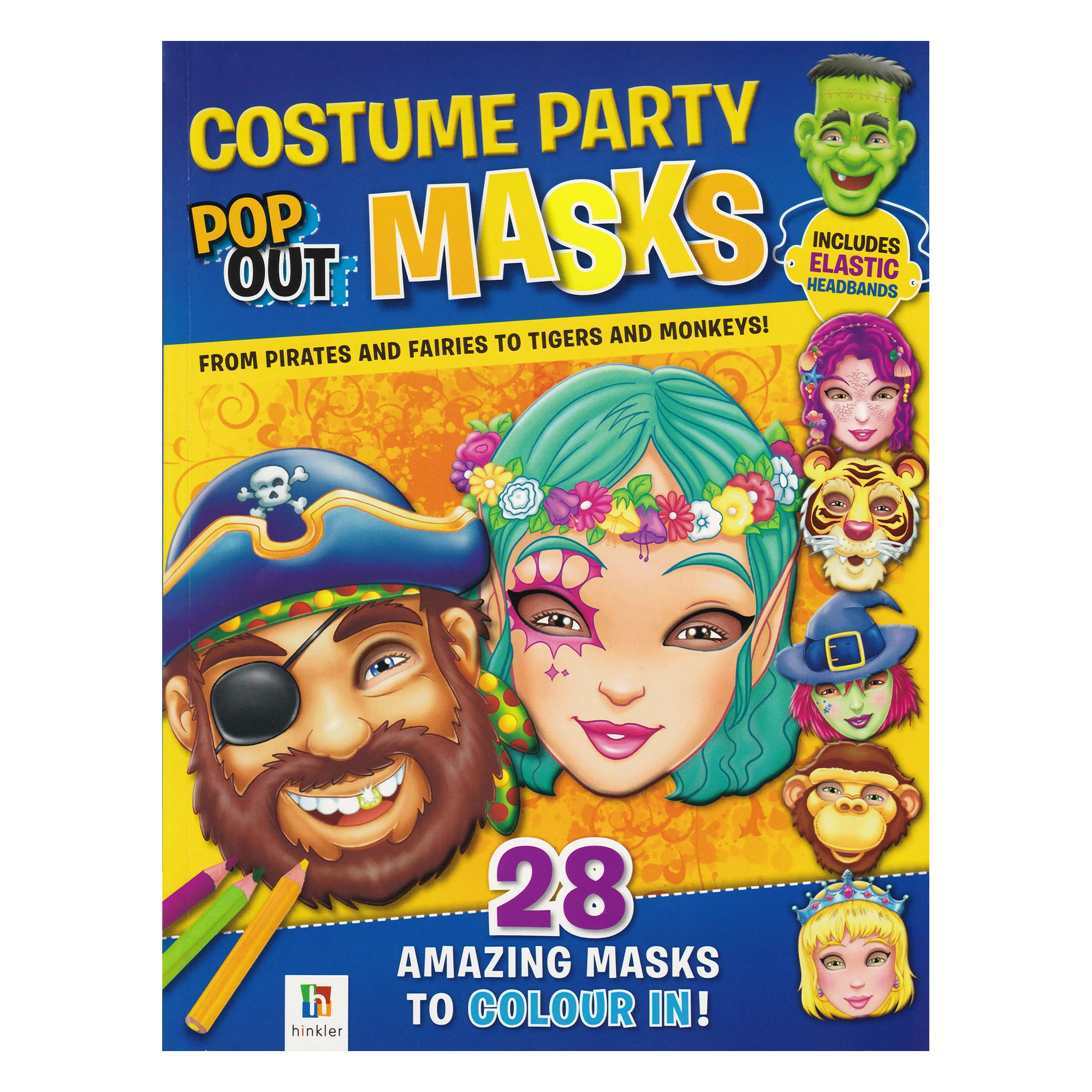 Deals ✨ Hinkler Books Costume Party Pop Out Masks ❤️