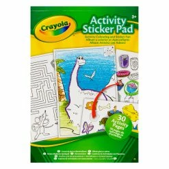 Budget 🌟 Crayola Activity Sticker Pad - 30 Activity Pages 😀