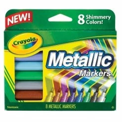 Cheap 🎁 Crayola - Metallic Markers - 8 Colours 🔔