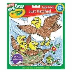 Best Pirce 🧨 Crayola - My First - Baby & Me - Just Hatched Colouring Book 😀