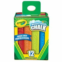 Wholesale ✨ Crayola Washable Sidewalk Chalk - 12 Colour Pack ⌛