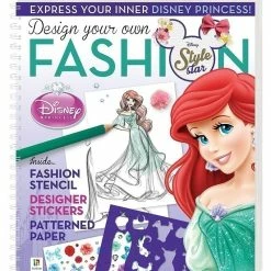 Buy 😀 Hinkler Books Design Your Own Fashion - Disney Style Star Ariel 🛒