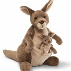 Best Pirce 🎁 Gund - Jirra The Kangaroo With Joey - 25cm Plush ⭐