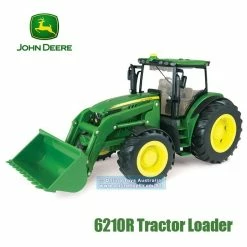 Promo 🛒 John Deere - Big Farm - 6210R Lights & Sounds Tractor Loader 🎉