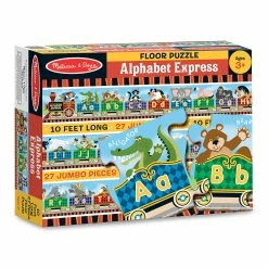 Brand new 👏 Melissa And Doug Toys Melissa And Doug - 27 Piece Giant Floor Puzzle - Alphabet Express 😀