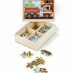 Flash Sale ⭐ Melissa And Doug Toys Melissa And Doug - 4 X 12 Piece Jigsaw Puzzle - Vehicles 😍