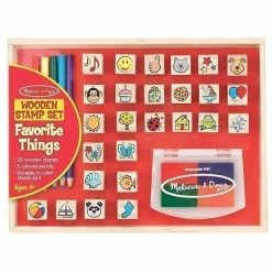 Wholesale 🎉 Melissa And Doug Toys Melissa And Doug - Favourite Things Wooden Stamp Set 👏