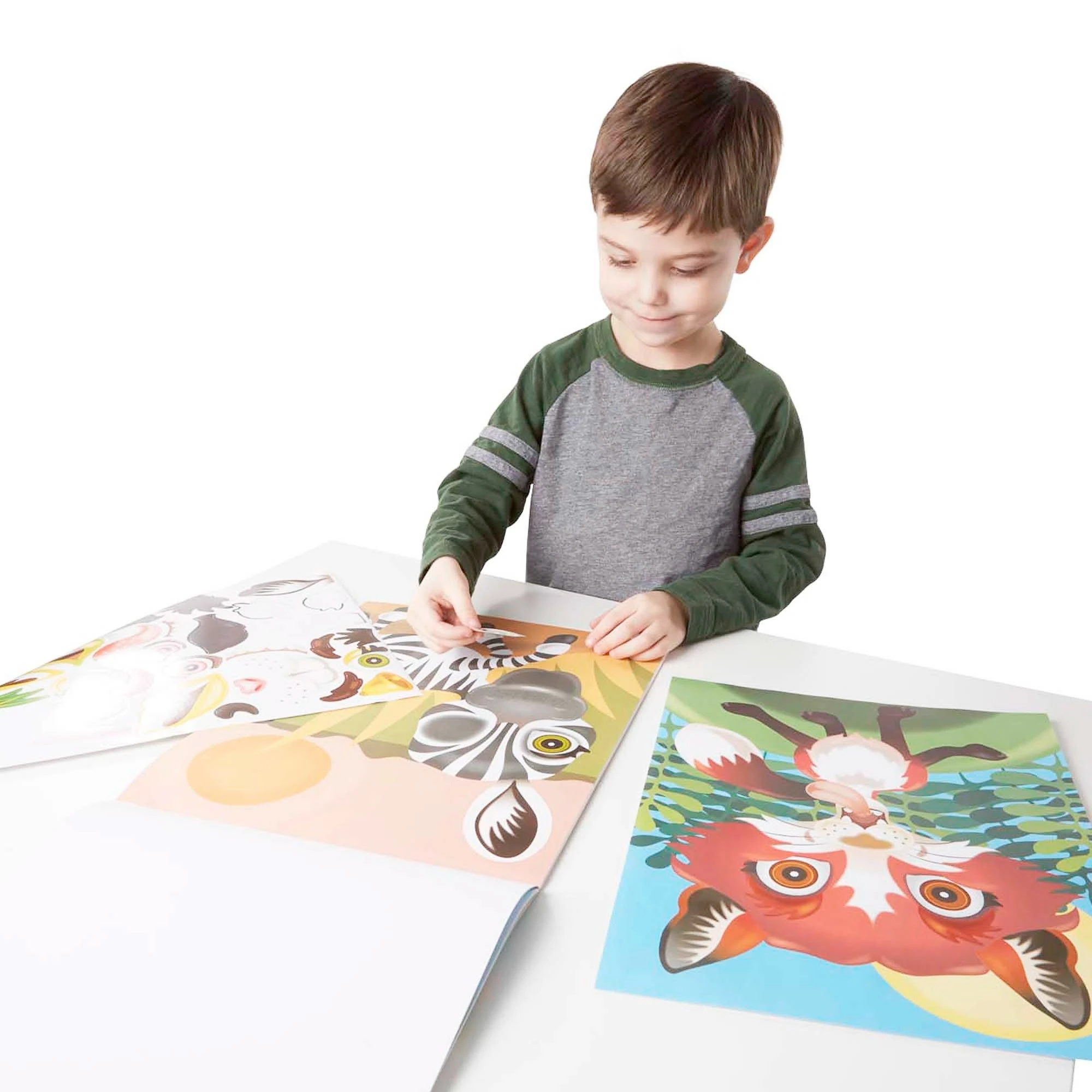 Cheapest โค๏ธ Melissa And Doug Toys Melissa And Doug - Make-A-Face Sticker Pad - Crazy Animals ๐ - Image 3