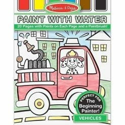 Buy 🌟 Melissa And Doug Toys Melissa And Doug - Paint With Water - Vehicles 👍