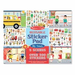 Best Pirce 😉 Melissa And Doug Toys Melissa And Doug - Reusable Sticker Pad - My Town 🎉