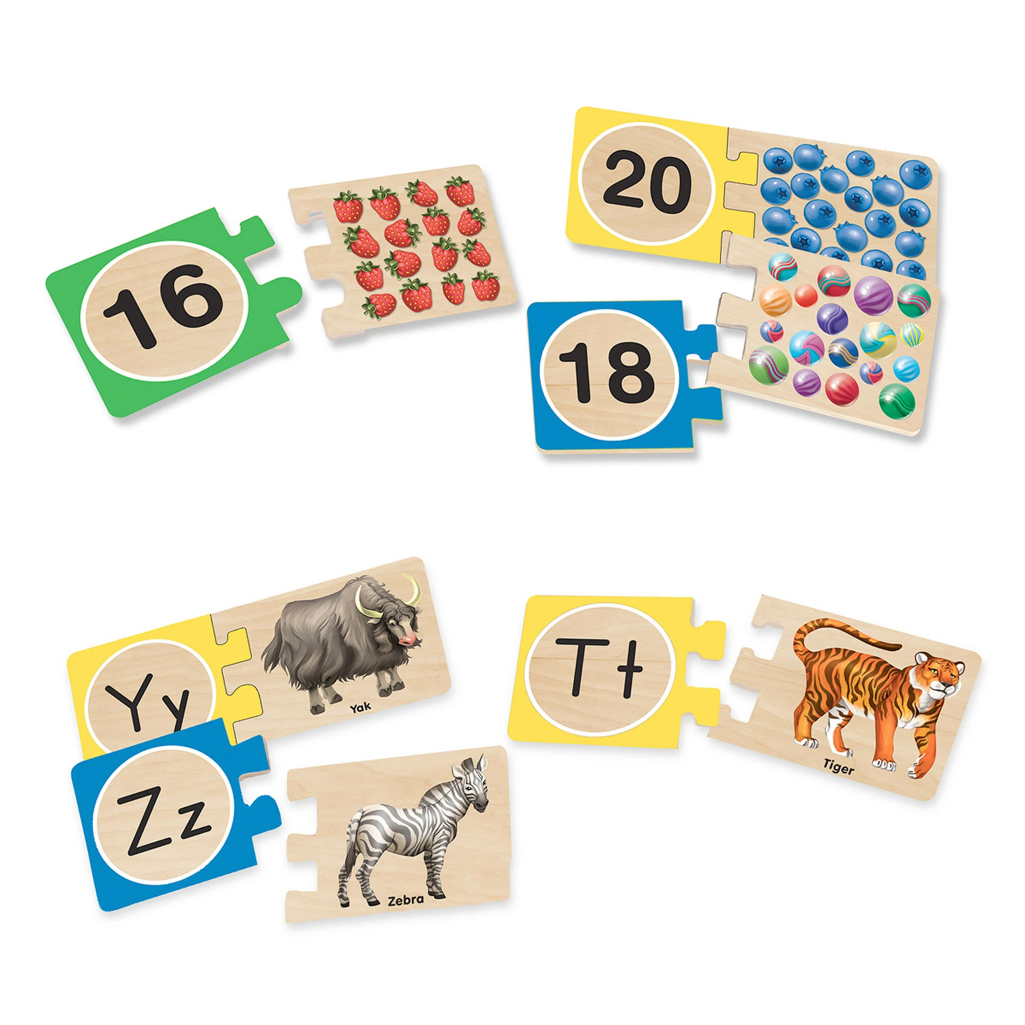 Buy 👍 Melissa And Doug Toys Melissa And Doug - Self-Correcting Alphabet Letter Puzzles ✨ - Image 2