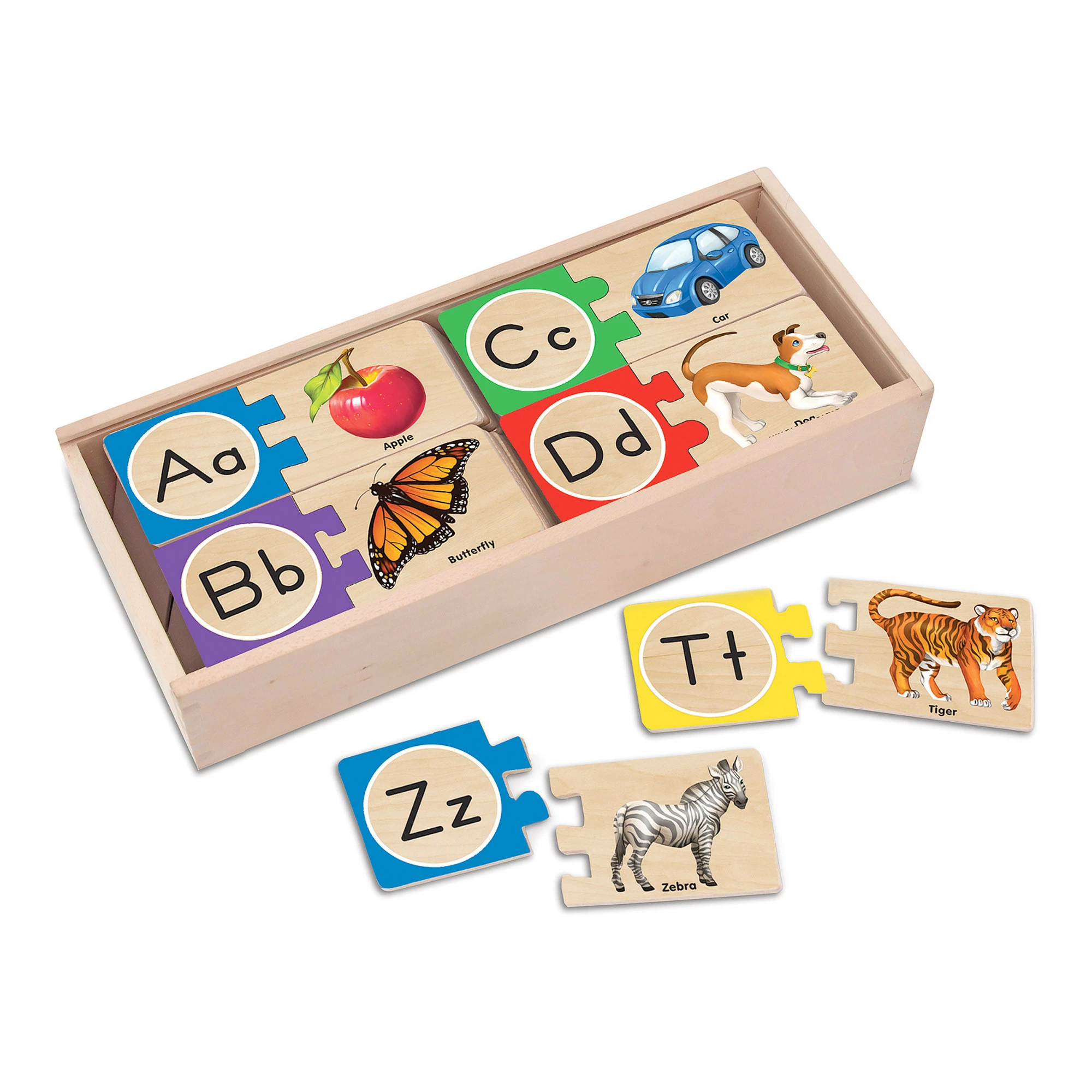 Buy 👍 Melissa And Doug Toys Melissa And Doug - Self-Correcting Alphabet Letter Puzzles ✨