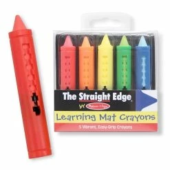 Best Pirce 🎉 Melissa And Doug Toys Melissa And Doug - The Straight Edge - Learning Mat Crayons 👏