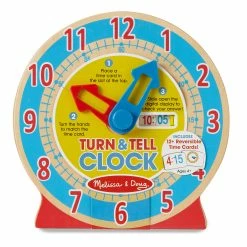 Hot Sale ❤️ Melissa And Doug Toys Melissa And Doug - Turn & Tell Clock 😍
