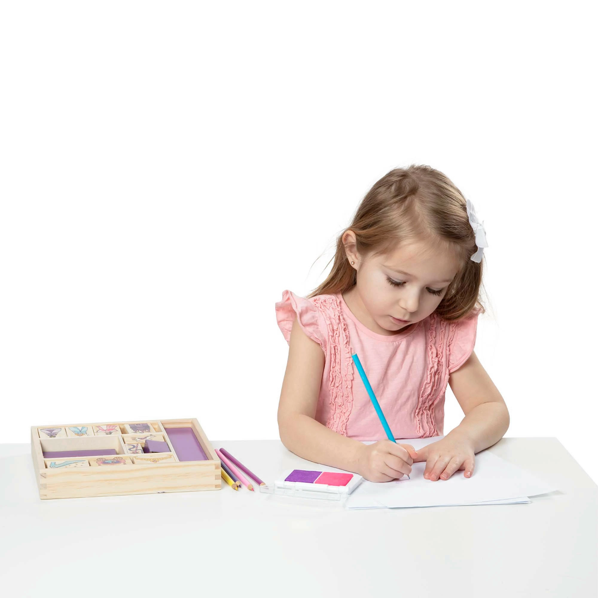 Discount ๐คฉ Melissa And Doug Toys Melissa And Doug - Wooden Princess Stamp Set ๐ - Image 3