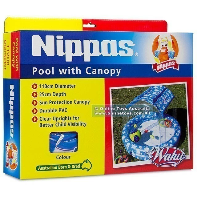 Flash Sale โจ Wahu Pool Toys Nippas - Pool With Canopy - Blue ๐ฅฐ