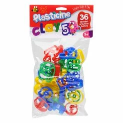 New 🎉 Plasticine - 36 Alphabet & Number Cutters 🔔