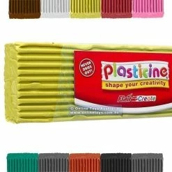 Cheap 🤩 Plasticine 500g Block - Yellow 😀