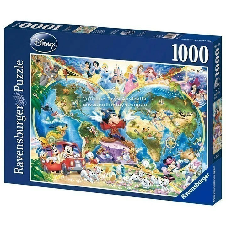 Best deal ๐ Ravensburger - Disney's World Map - 1000 Piece Puzzle โ