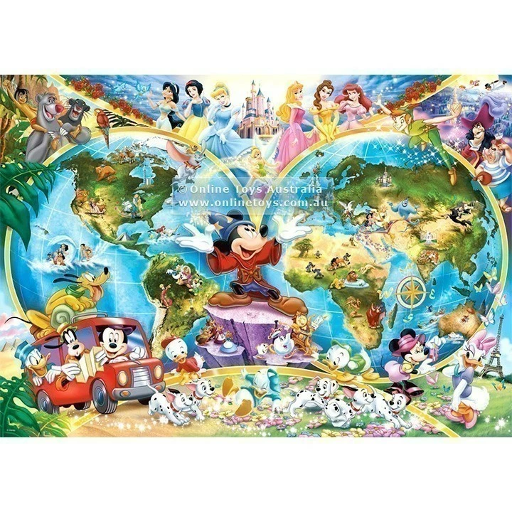 Best deal ๐ Ravensburger - Disney's World Map - 1000 Piece Puzzle โ - Image 2