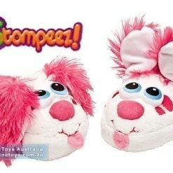 Flash Sale ❤️ Hi Stompeez - Purky Pink Puppy Slippers - Small 😉