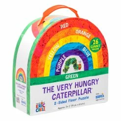 Promo 🔔 Eric Carle The Very Hungry Caterpillar - 2 Sided Floor Puzzle - 26 Pieces 🌟