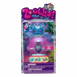 Budget 🌟 Spin Master Zoobles - Seagonia Single Pack Figure - 054 Fini ❤️